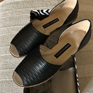 Dana Buchman Casual Black Flats 7.5 NIB